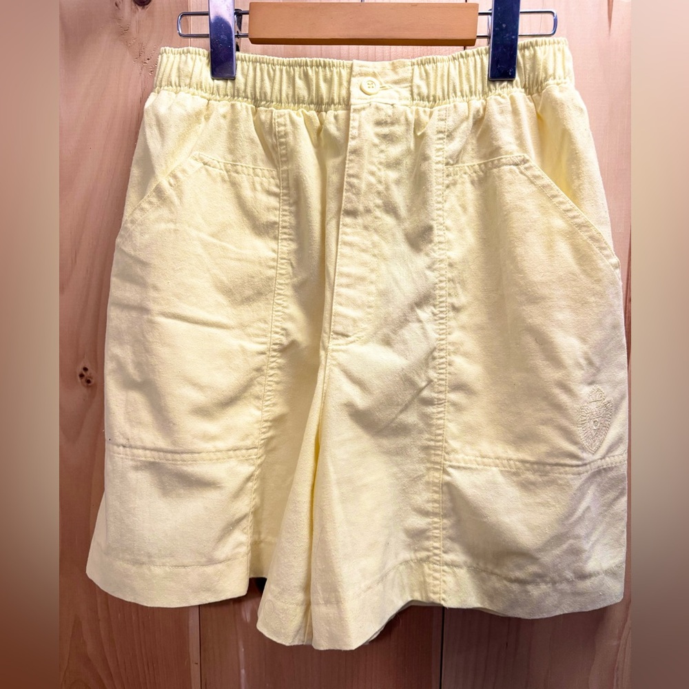 Vintage butter yellow shorts women’s medium